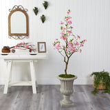 5’ Cherry Blossom Artificial Tree in Sand Finished Urn