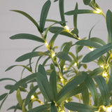 5’ Lighted Artificial Olive Tree with 300 Warm White LED Lights