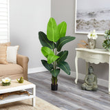 5’ Traveler's Palm Artificial Tree