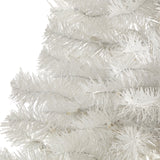 5' White Artificial Christmas Tree with 350 Bendable Branches