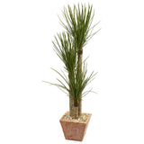 5’ Yucca Artificial Tree in Terra Cotta Planter