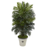 55” Areca Palm Artificial Plant in Decorative Planter