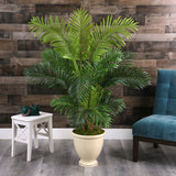 5.5’ Hawaii Palm Artificial Tree in Decorative Urn