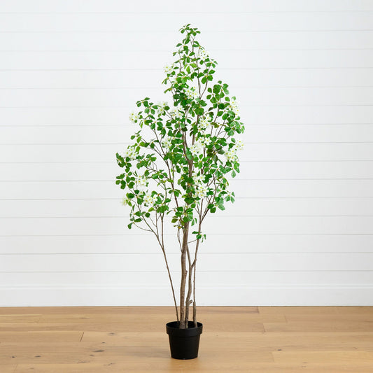 6’ Artificial Dogwood Tree
