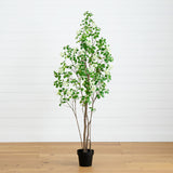 6’ Artificial Dogwood Tree