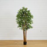 6' Fancy Style Bamboo Silk Tree