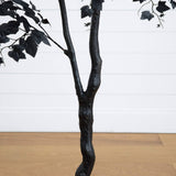 6' Artificial Halloween Black Maple Tree