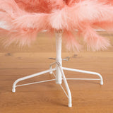 6' Artificial Pink Pampas Grass Christmas Tree