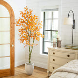 6' Autumn Birch Leaf Artificial Fall Tree