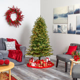 6’ Snowed Grand Teton Artificial Christmas Tree with 300 Clear Lights and 730 Bendable Branches