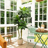 6' UV Resistant Artificial Bird Nest Fern Tree (Indoor/Outdoor)