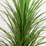 6’ UV Resistant Artificial Grass Plant in White Decorative Planter (Indoor/Outdoor)