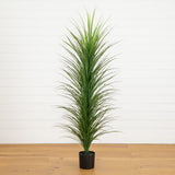 6’ UV Resistant Artificial Grass Plant (Indoor/Outdoor)