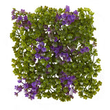 6” x 6” Purple & Green Clover Mat (Set of 12)