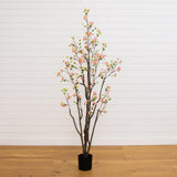 6.5’ Cherry Blossom Artificial Tree