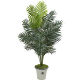 65” Paradise Palm Artificial Plant in Decorative Planter