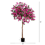 7’ Artificial Bougainvillea Tree