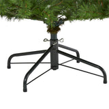 7’ Colorado Mountain Pine Artificial Christmas Tree with 450 Clear Lights, 1453 Bendable Branches and Pine Cones