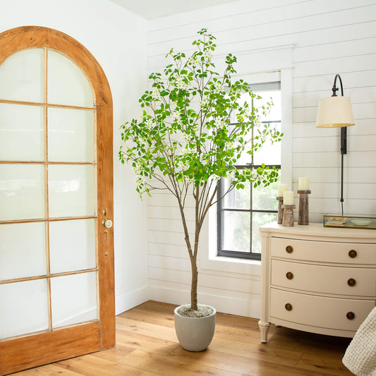 7' Artificial Dogwood Tree
