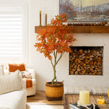 7' Autumn Sumac Artificial Fall Tree