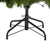 7’ Wyoming Mixed Pine Artificial Christmas Tree with 550 Clear Lights and 1054 Bendable Branches