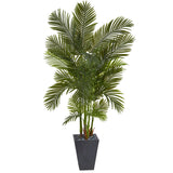 70” Areca Palm Artificial Tree in Slate Planter