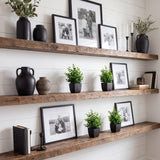 8” Artificial Boxwood in Black Square Pot - Set of 4