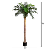 8' Artificial Coconut Palm Tree