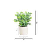 8" Artificial Mixed Plant in Decorative Planter - Set of 3