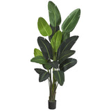 8’ Traveler's Palm Artificial Tree