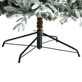 8.5’ Flocked Manchester Spruce Artificial Christmas Tree with 550 Lights and 1317 Bendable Branches