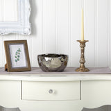 8.75” Designer Silver Bowl
