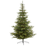 9’ Layered Washington Spruce Artificial Christmas Tree with 750 Clear LED Lights and 2055 Bendable Branches