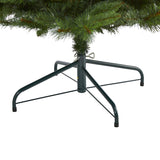 9’ Slim West Virginia Mountain Pine Artificial Christmas Tree with 600 Clear Lights and 1359 Bendable Branches
