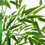 Bamboo Tree with White Planter UV Resistant (Indoor/Outdoor)