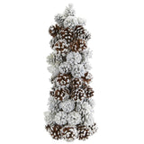 Frosted Pine Cone Tree