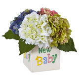 Hydrangea in New Baby Ceramic