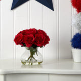 Rose Arrangement w/Vase