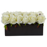 Roses in Rectangular Planter