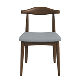 Destiny Grey Fabric Dining Chair (Set Of 2)