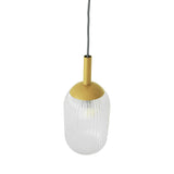 Gemma Pendant Lamp - Gold and Clear