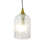 Glowline Pendant Lamp - Gold and Clear
