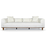 Richardson Cream Velvet Sofa