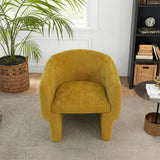 Wichita Gold Chenille Lounge Chair