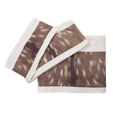 Axis Deer Fur Design 3PC Towel Set, 2 MOQ