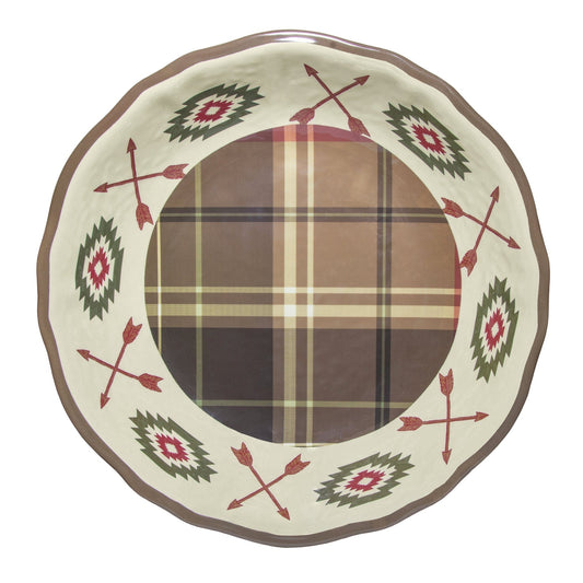 Aztec Bear Melamine Serving Bowls, Set of 12