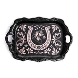 Blue Stallion Lucky Charm Melamine Serving Tray