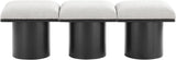 Pavilion - 3 Piece Modular Bench With Black Base