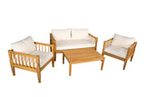 MORVA 51" 4-Piece Patio Furniture Set