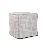 Tall Square Indoor/Outdoor Pouf Syros Fog